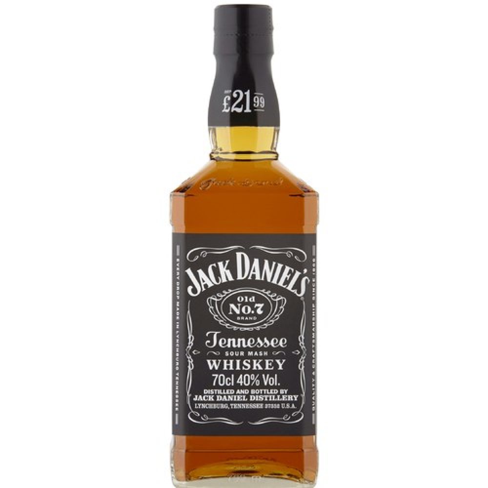 Jack Daniel’s Old No. 7 Tennessee Whiskey 70cl