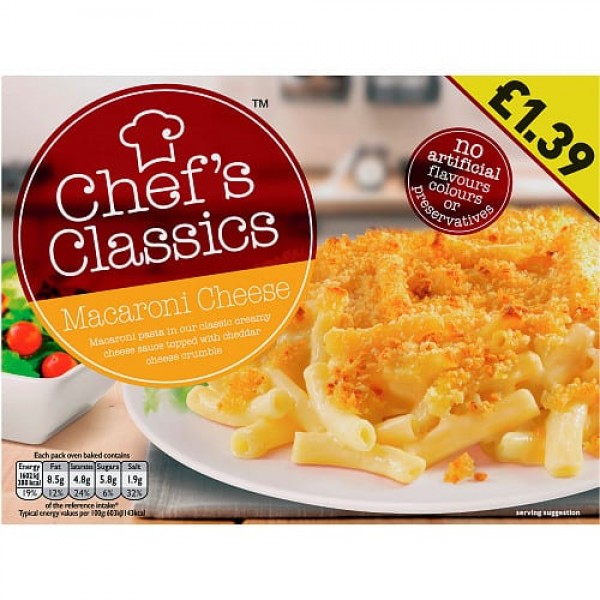 Chefs Classics Macaroni Cheese PM Deliver Blantyre