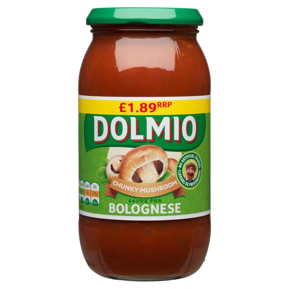 DOLMIO© Chunky Mushroom Sauce for Bolognese 500g