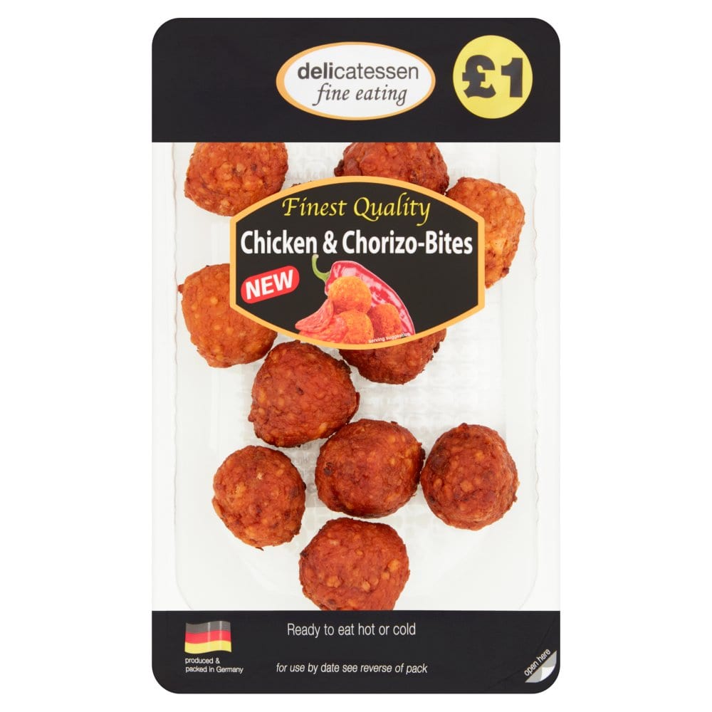 Delicatessen Fine Eating Chicken & Chorizo-Bites 200g