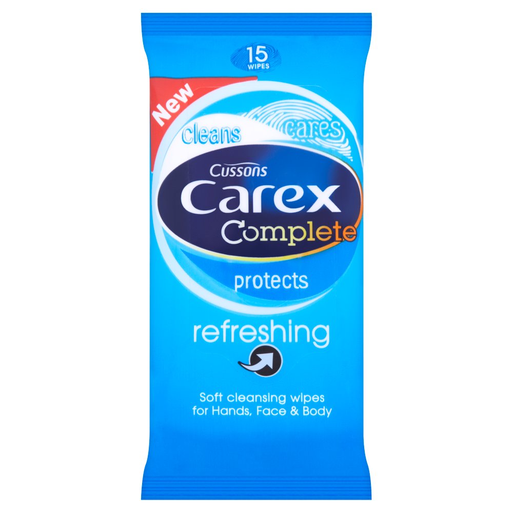 Carex Complete Refreshing Wipes x16