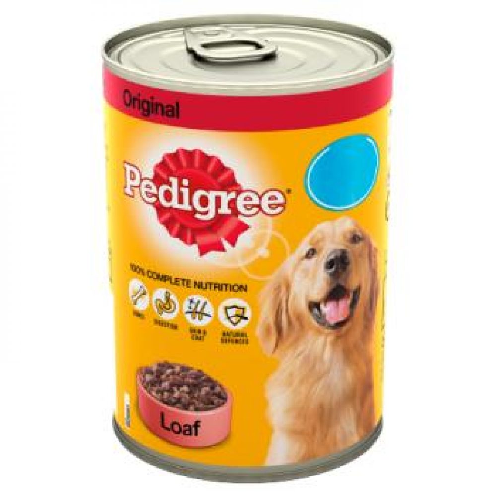 Pedigree Dog Food Tin Original in Loaf 400g