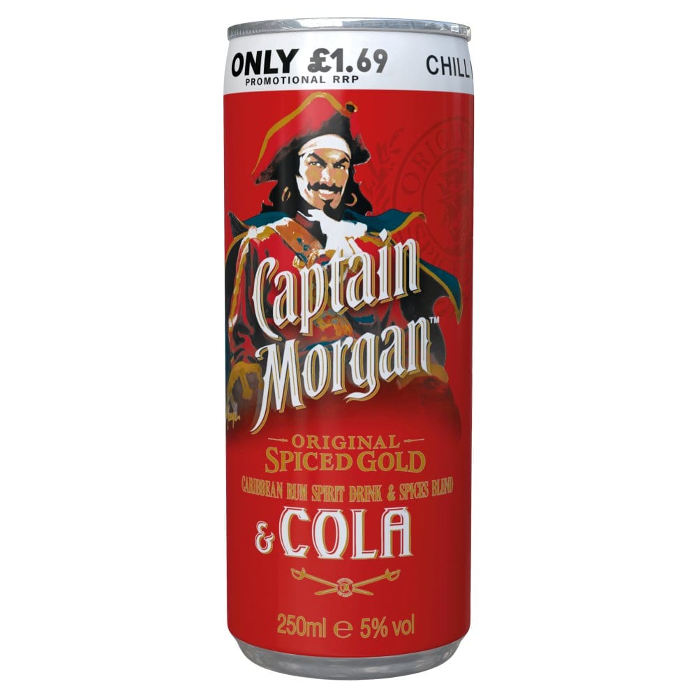 Captain Morgan Original Spiced & Cola 250ml PM