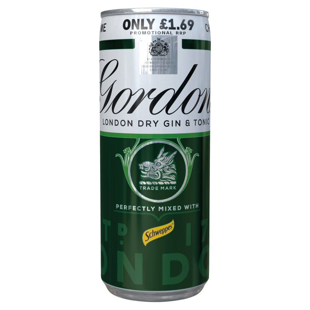 Gordon’s Gin with Schweppes Gin & Tonic 250ml PM