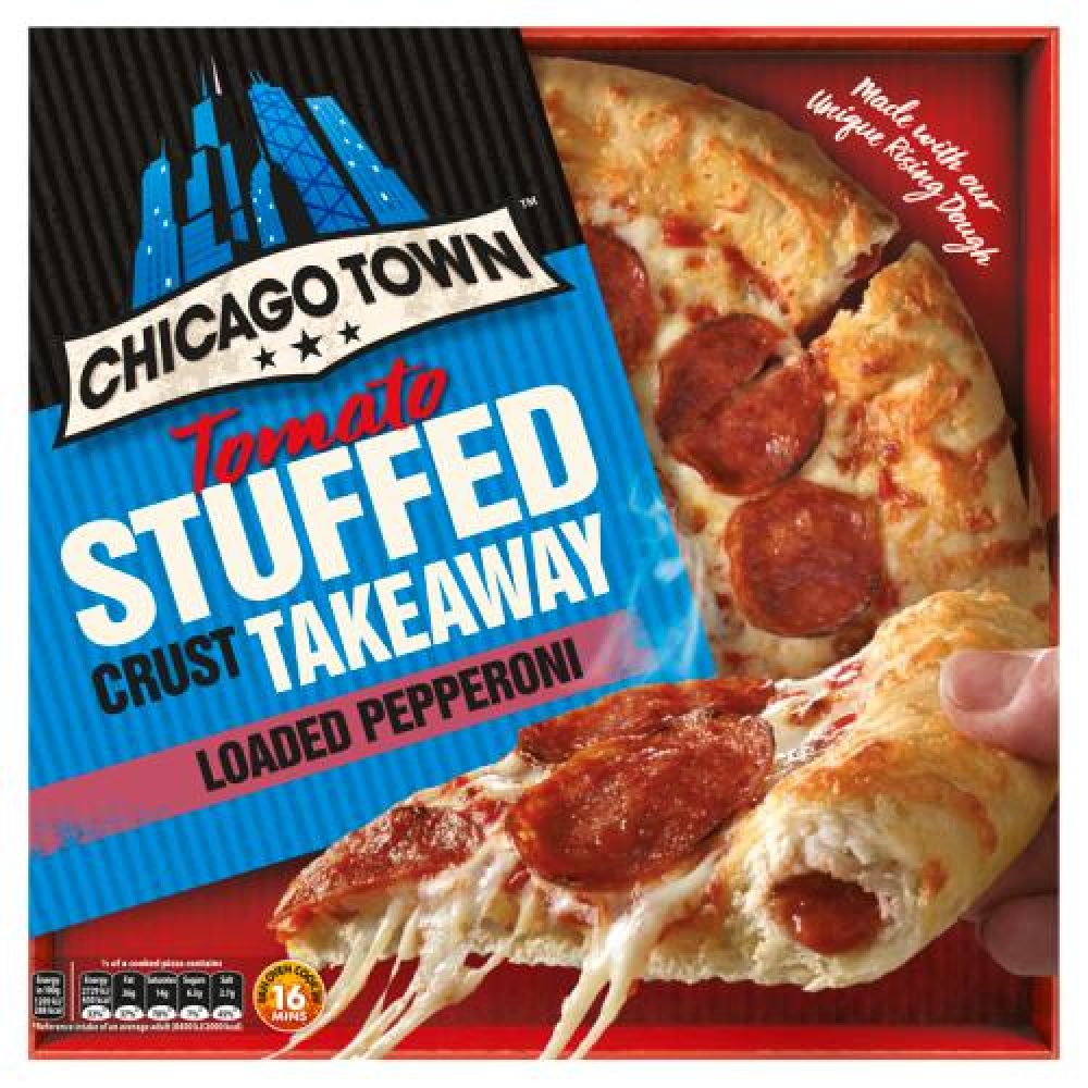 Chicago Town Stuffed Crust Pepperoni Pizza 490g
