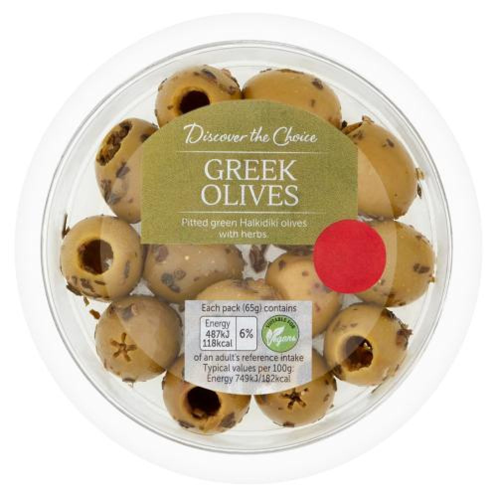 Discover the Choice Greek Olives 65g