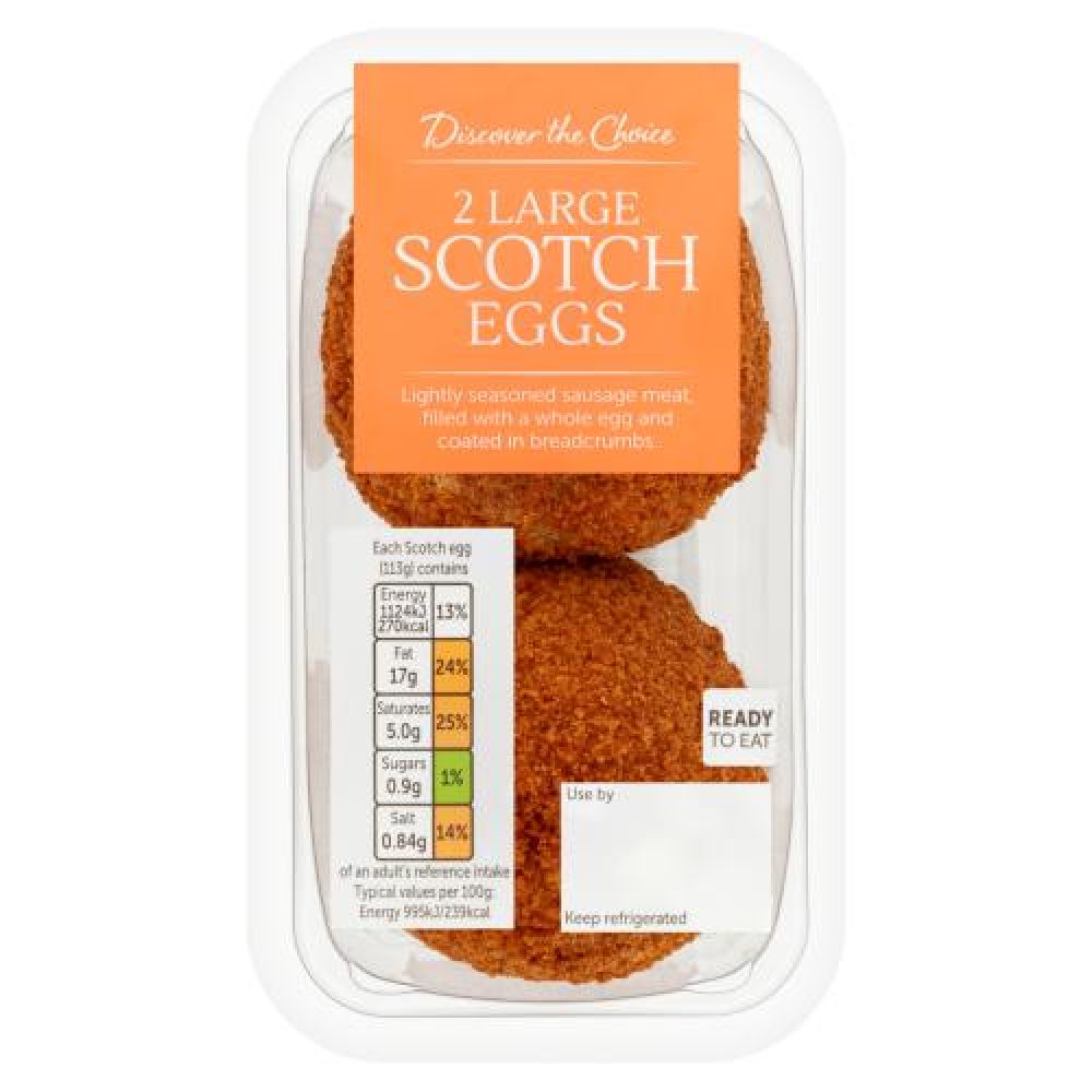 Discover the Choice 2 Large Scotch Eggs 227g