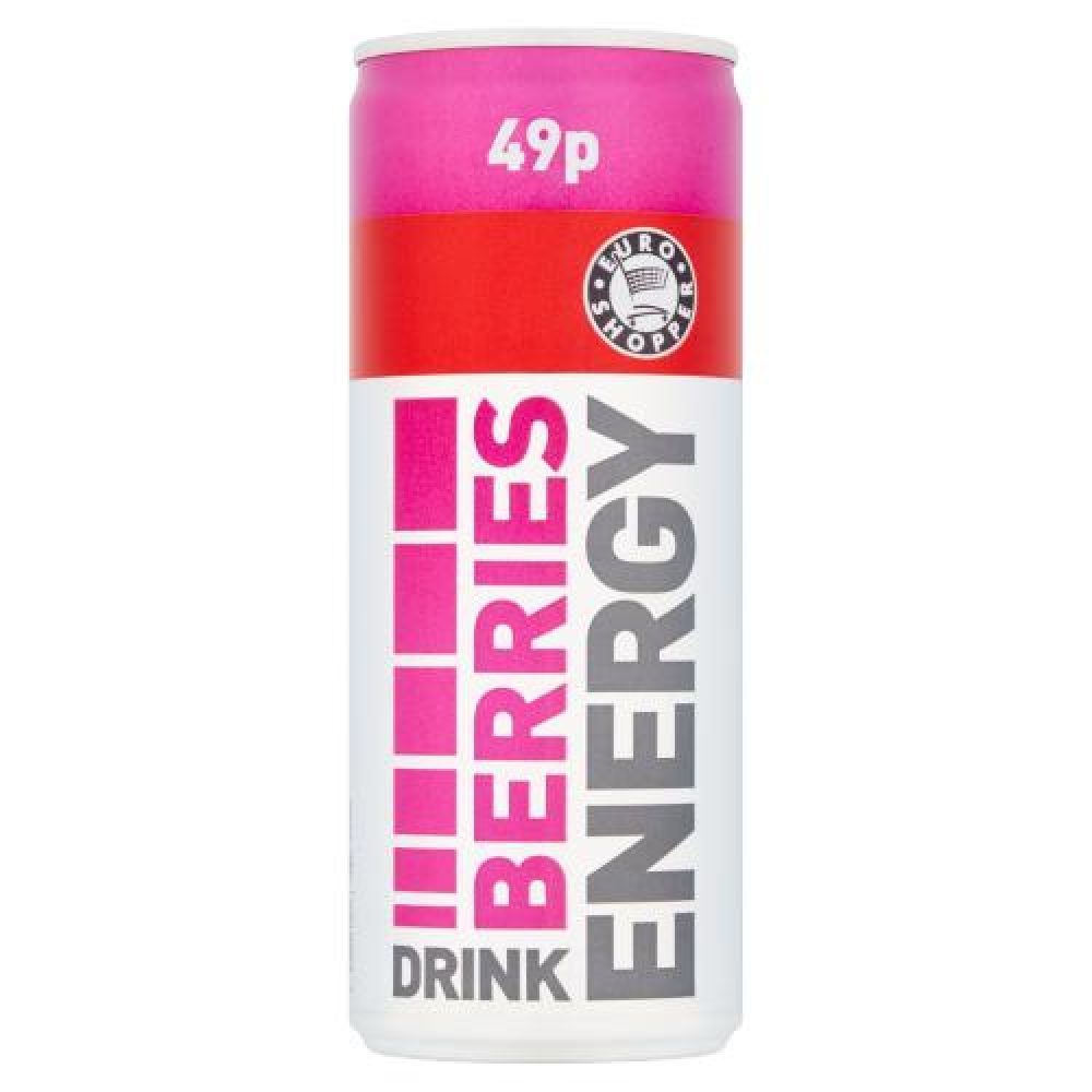 Euro Shopper Berries Energy Drink 250ml