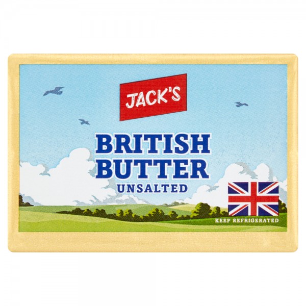 Jack's British Butter Unsalted 250g