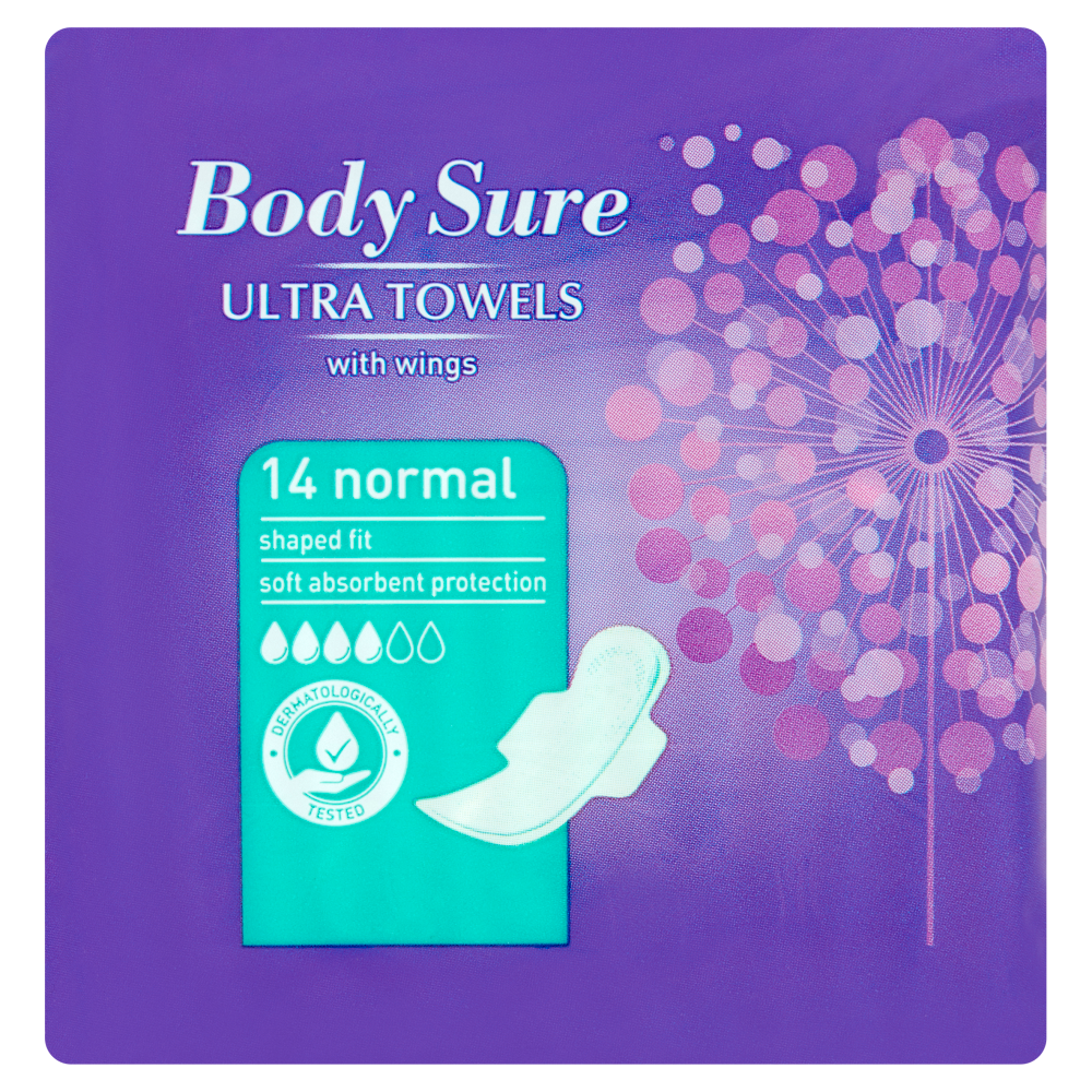 Body Sure 14 Ultra Towels with Wings Normal
