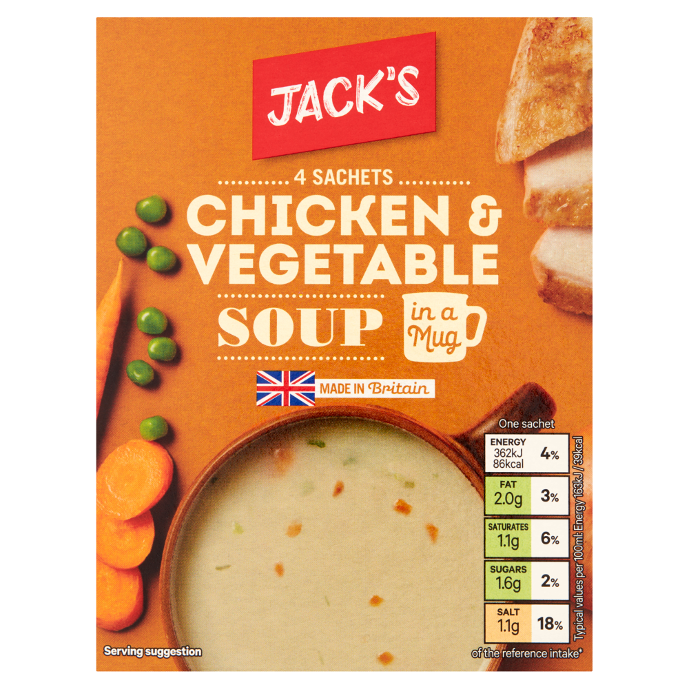 Jack’s Chicken & Vegetable Soup in a Mug 5 x 22g (110g)