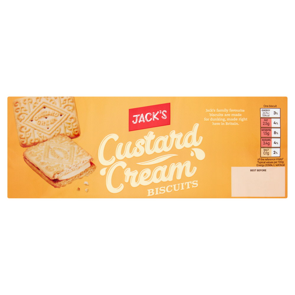 Jack’s Custard Cream Biscuits 400g