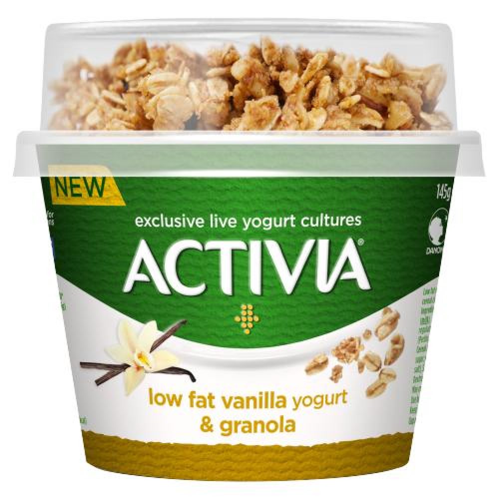 Activia Low Fat Vanilla Yogurt & Granola 165g