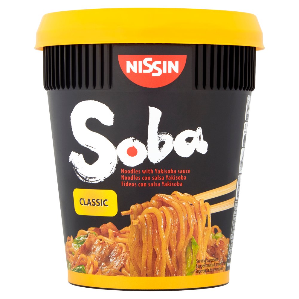 Nissin Soba Classic Noodles with Yakisoba Sauce 90g