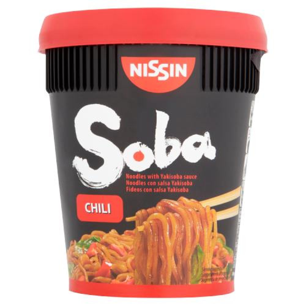 Nissin Soba Chili Noodles with Yakisoba Sauce 92g