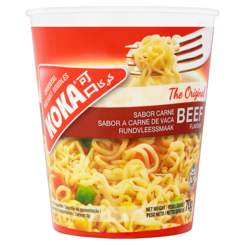 Koka The Original Beef Flavour Oriental Instant Noodles 70g