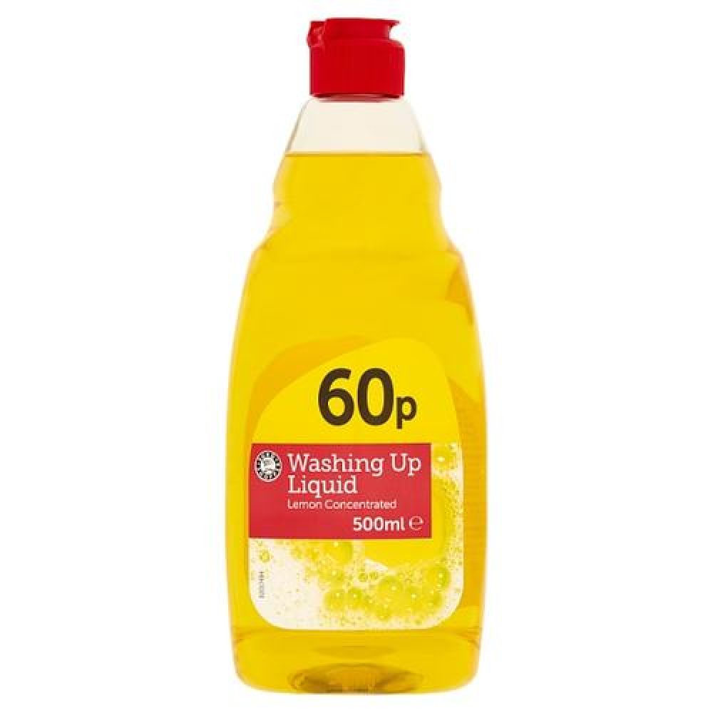 Euro Shopper Washing Up Liquid Lemon 500ml