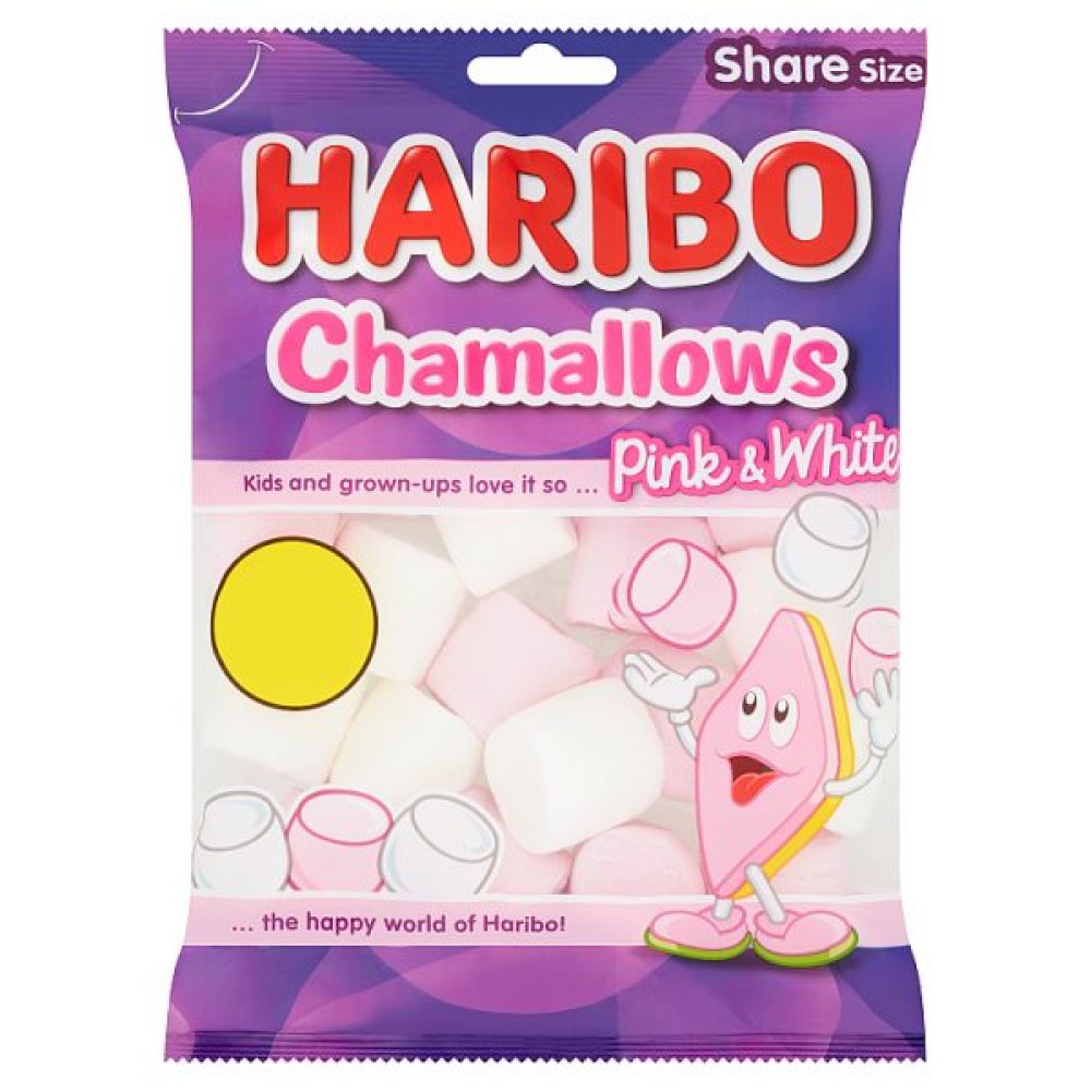 HARIBO Chamallows Pink & White Bag 140g