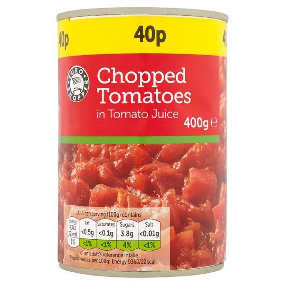 Euro Shopper Chopped Tomatoes