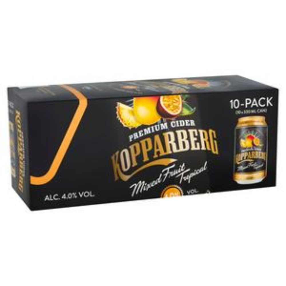 Kopparberg Premium Cider Mixed Fruit Tropical 10x330ml