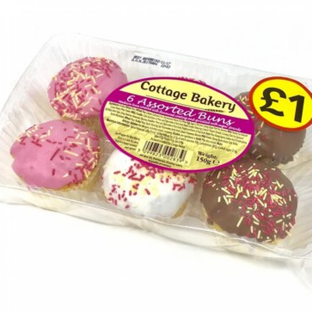 Cottage Bakery Assorted Buns 6 Pack