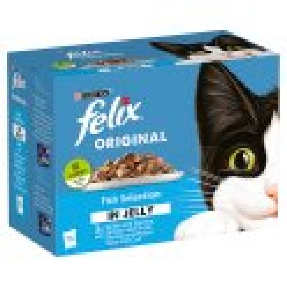 FELIX Fish Selection in Jelly Wet Cat Food 12 x 100g
