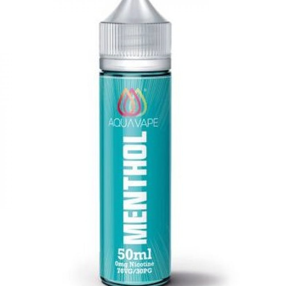 Aqua Vape Menthol 0mg Nicotine 50ml