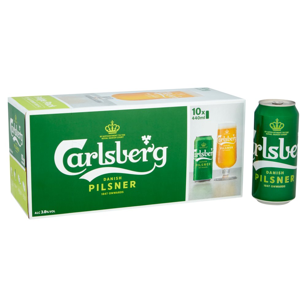 Carlsberg Lager Beer 10 x 440ml