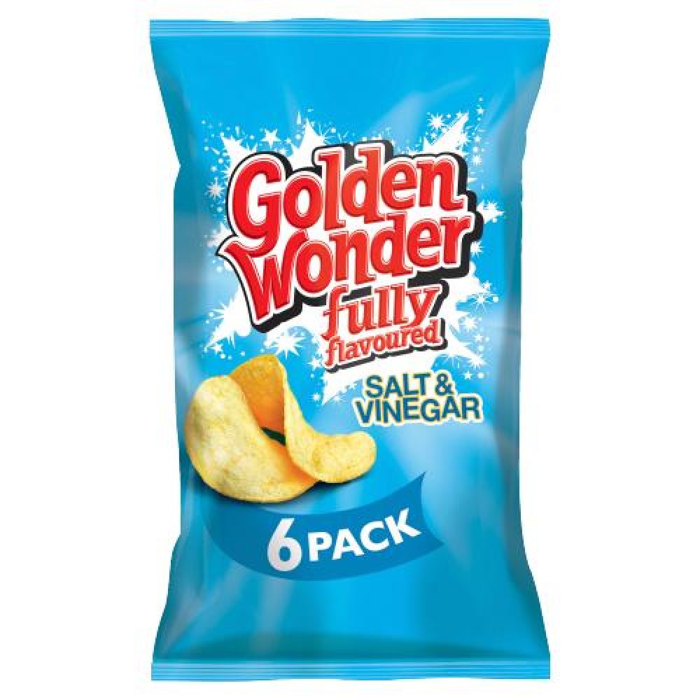 Golden Wonder Salt & Vinegar 6 x 25g