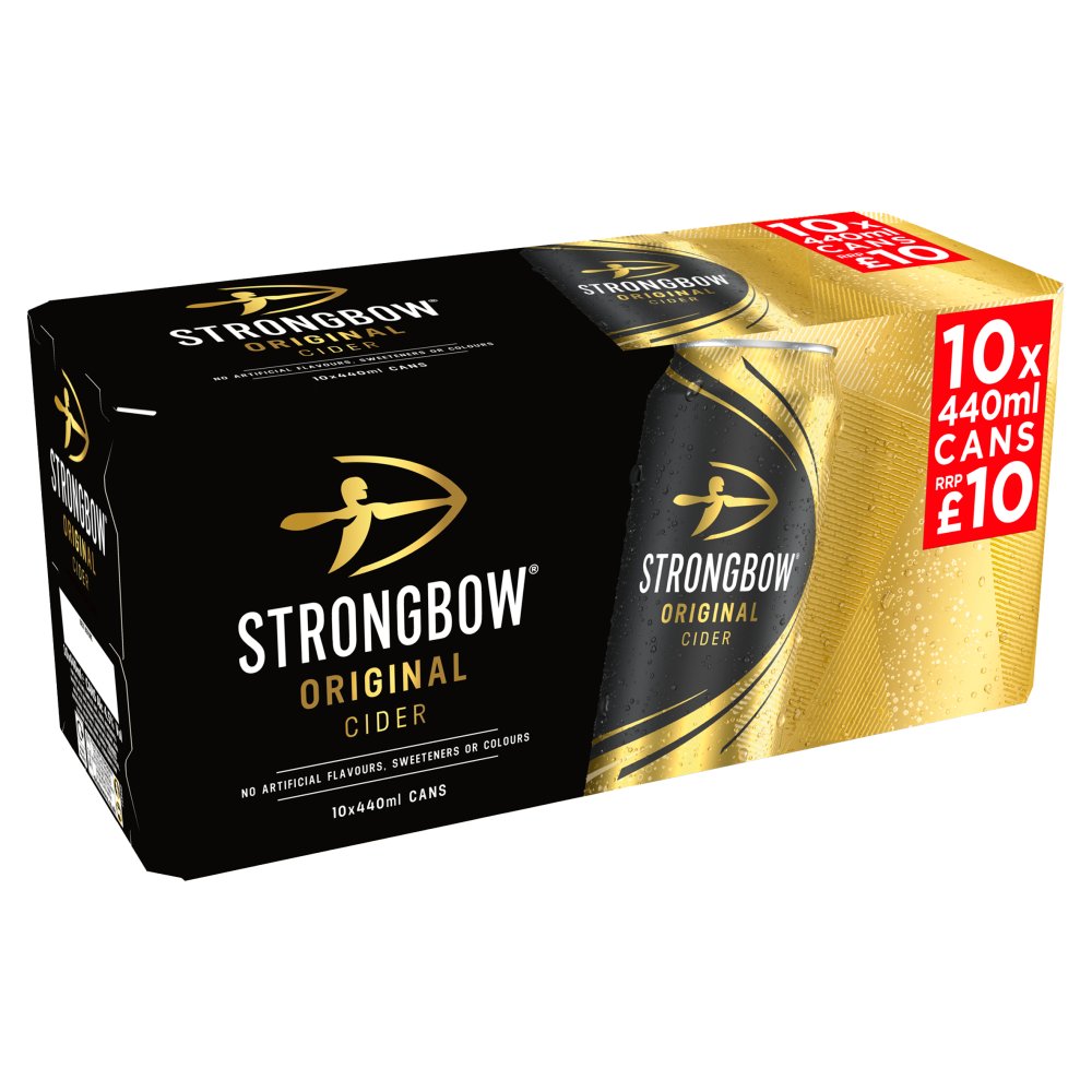 Strongbow Original Cider 10 x 440ml Cans