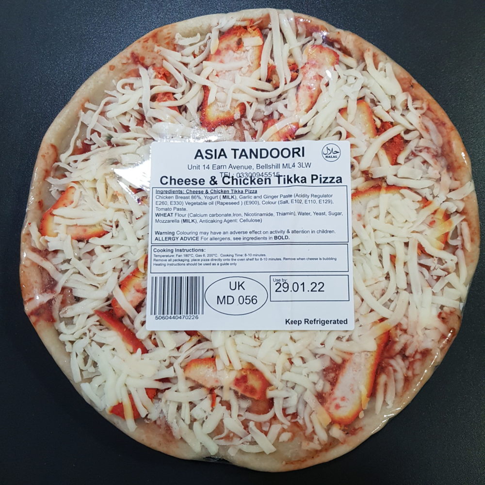 Asia Tandoori Cheese & Chicken Tikka Pizza