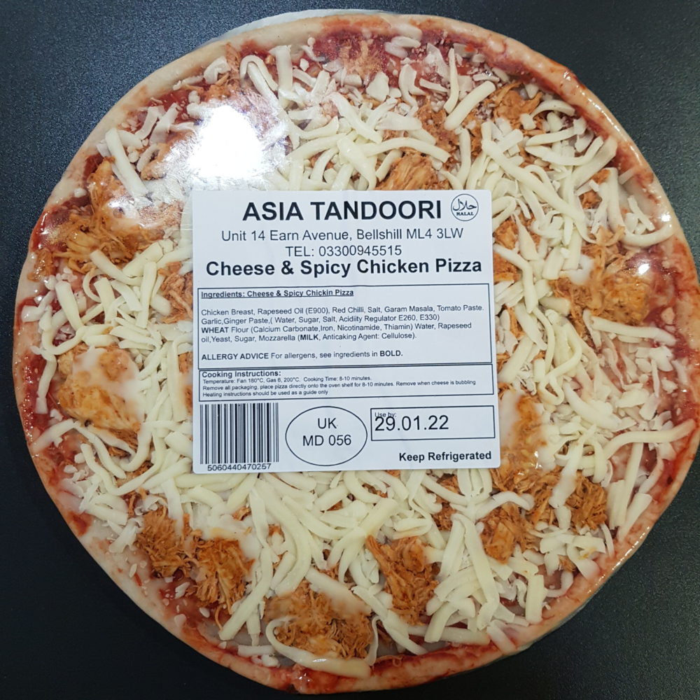 Asia Tandoori Cheese & Spicy chicken pizza