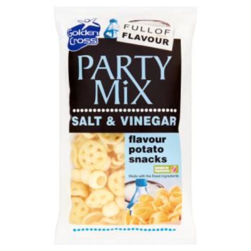 Golden Cross Party Mix Salt & Vinegar 125g