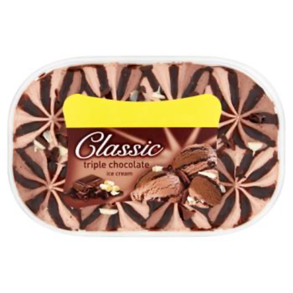 Classic Triple Chocolate Ice Cream 900ml