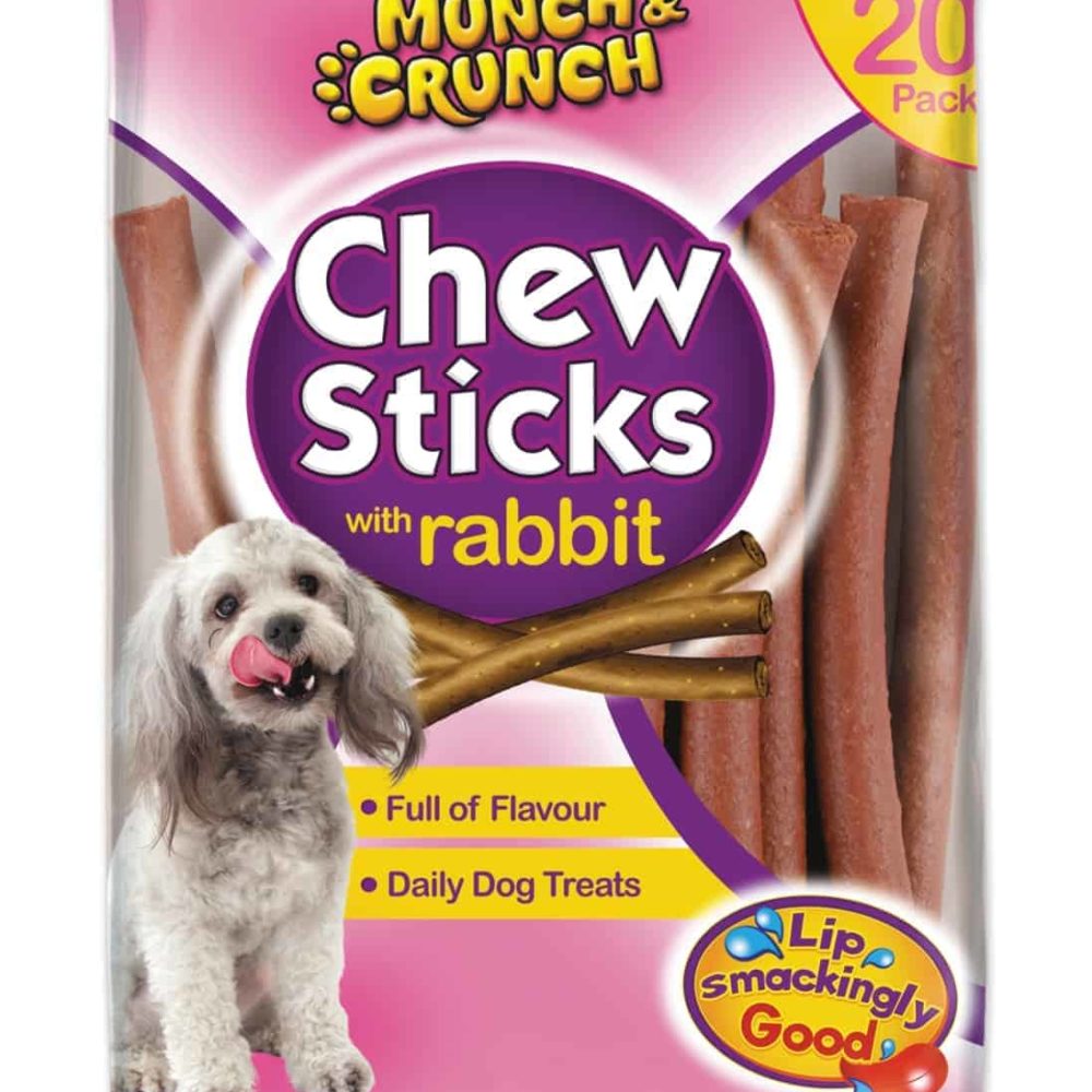Munch Crunch Chew Sticks With Rabbit