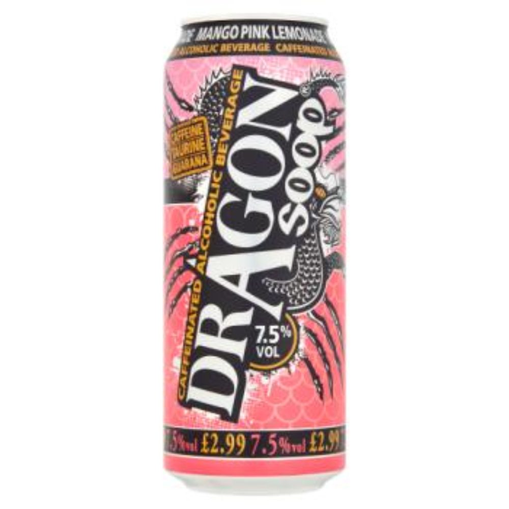 Dragon Soop Mango Pink Lemonade Alcoholic Beverage 500ml