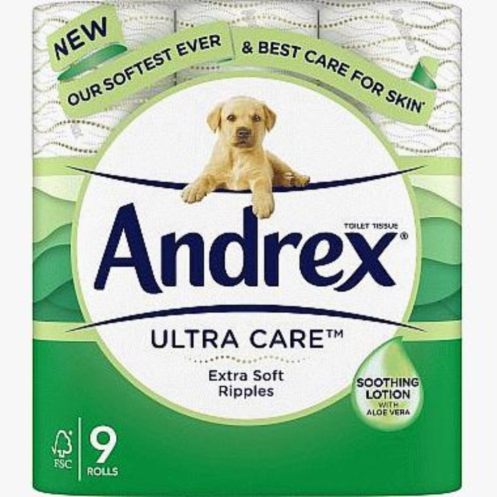 Andrex Ultra Care Toilet Tissues 9 Roll