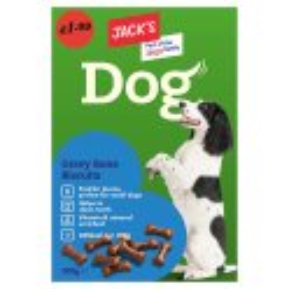 Jack’s Dog Gravy Bone Biscuits 500g
