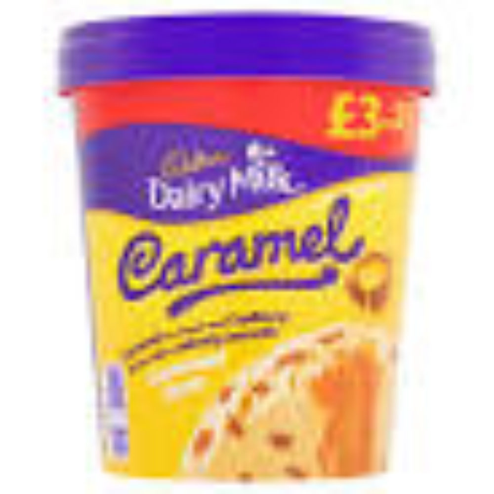Cadbury Dairy Milk Caramel Ice Cream Tub 480ml