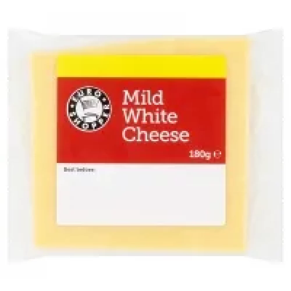 Euro Shopper Mild White Cheese 180g