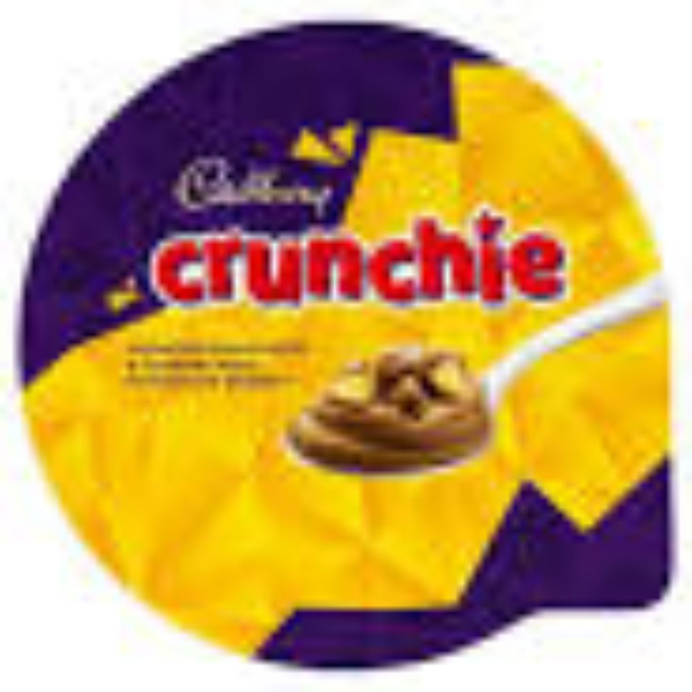Cadbury Crunchie Pieces with a Cadbury Milk Chocolate Dessert 75g