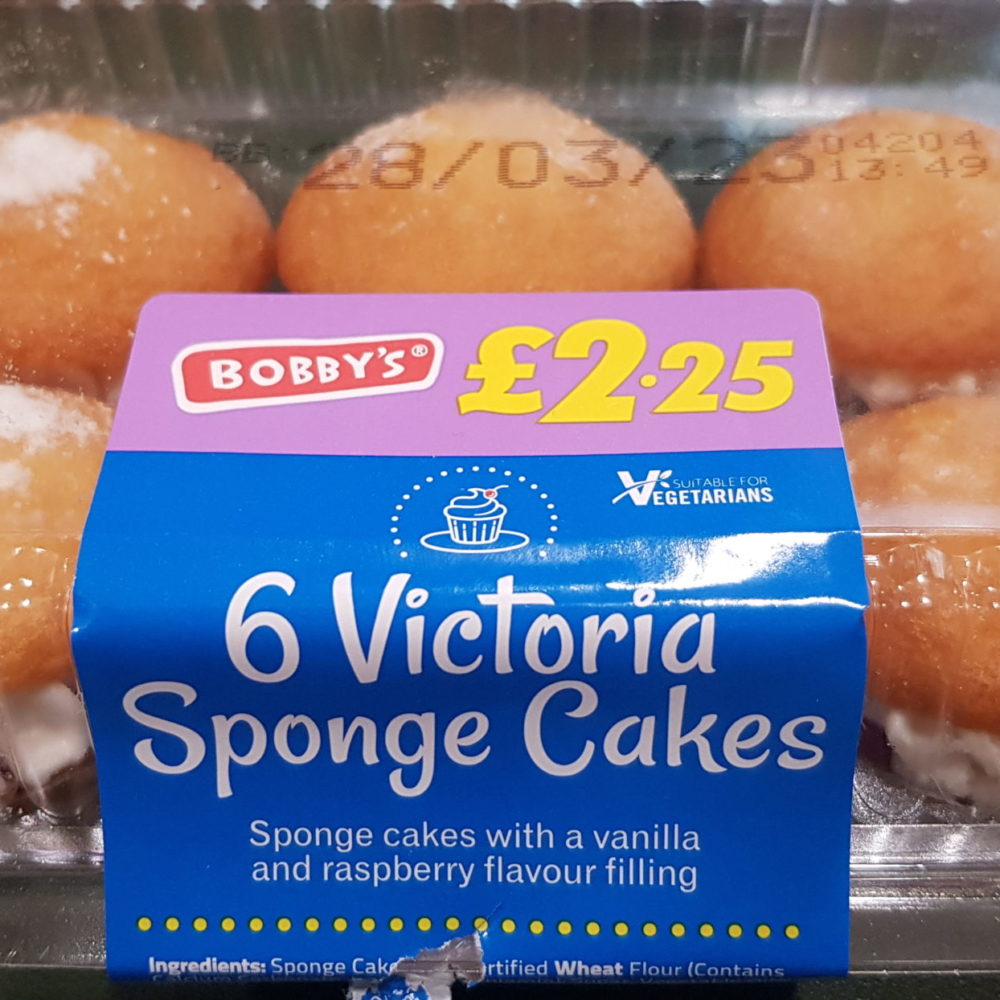 Bobby’s 6 Victoria Sponge Cakes