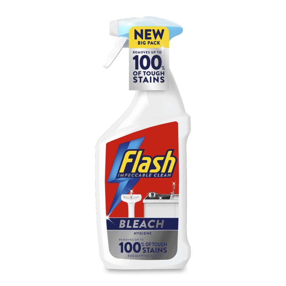 Flash Bleach Cleaning Spray For Hard Surfaces 500ml